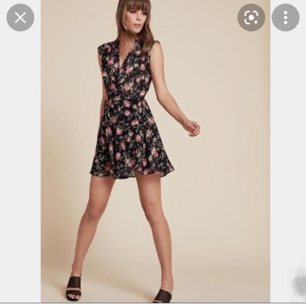 Reformation Segal Floral Mini Dress Size 2
